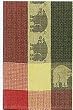 Waffle Weave 100% Cotton Avocado Pig Dishtowel 18" X 28" Set / 6