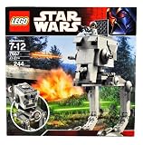 Lego Year 2007 Star Wars Series Vehicle Set # 7657 - All Terrain Scout Transport AT-ST with Side-Mounted Weapons, Opening Pilot Hatch Plus AT-ST Pilot Minifigure with Helmet and Blaster (Total Pieces: 244)