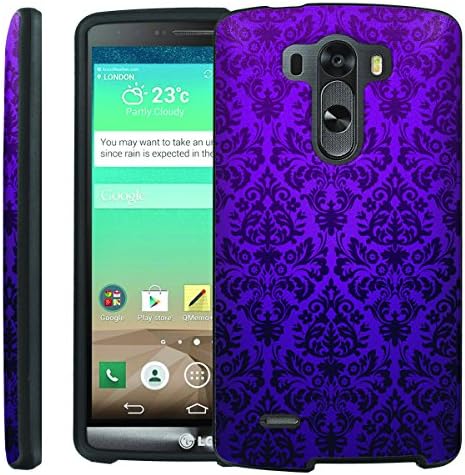 [ManiaGear] Design Graphic Image Shell Cover Hard Case (Purple Vintage) for LG G3