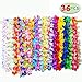Joyin Toy 36 Counts Tropical Hawaiian Luau Flower Lei Party Favors (3 Dozen)