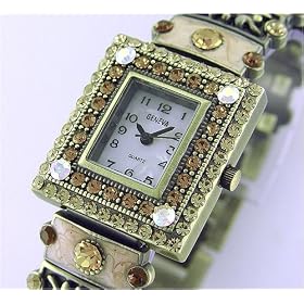New EXCLUSIVE Rhinestone Enamel Ladies Jewelry Watch