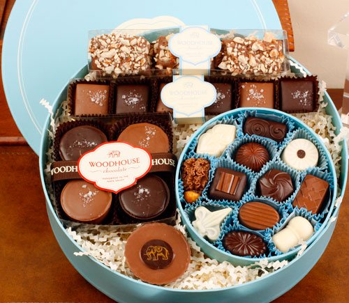 Woodhouse Chocolate - Hatbox Sampler - Blue discount