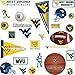 RoomMates RMK1372SCS West Virginia University Peel & Stick Wall Decals