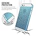 iPhone SE Case, iPhone 5/5S Case, VIM Shop® Hard Plastic Case For iPhone SE/5/5S (4.0Inch) -- Luxury Sparkle Glitter Series [Blue]