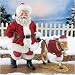 Possible Dreams Clothtique Santa - Moo-Y Christmas