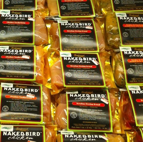 Naked Bird All Natural Prepared Entrees - Chicken Breast w/ Goat Cheese &amp; Peppers En Croute - 2 packages 8oz each