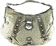 Guess Pisa Oversized Shoulder Sack in Mocha (GUESS HANDBAGS, PURSES, BAGS)