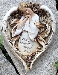 Pack of 2 Joseph's Studio Memorial Angel Wall Plaques