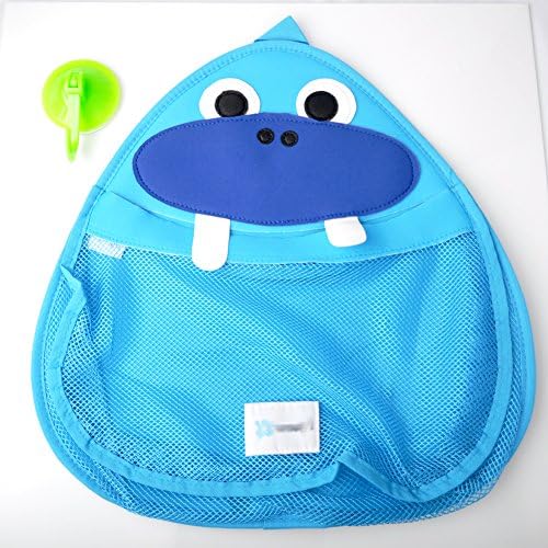 Walrus Baby &amp; Toddler Kids Character Bath Toy Storage Bag Organizer &amp; Suction cup