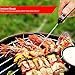Tasbel Digital Thermometer Instant Read Cooking Thermometer Stainless Meat Thermometer with Long Probe for Food, Meat, Grill, BBQ, Milk, and Bath Water