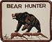 Bear Hunter Hunting Applique Patch