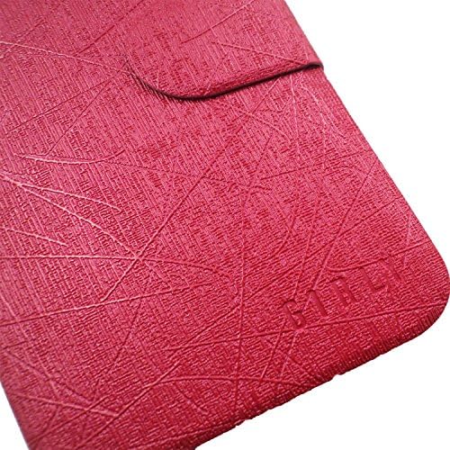 GIRLY iPhone 6s / 6 Wallet 4.7 Inch Case Premium PU Synthetic Leather Cases by VALLT, Foldable Kickstand Bumper Cover & Credit Card ID Holder for Apple I Phone - Lifetime Guarantee (Real Pink)