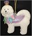 December Diamonds Buttons The Bichon Dog Christmas Ornament