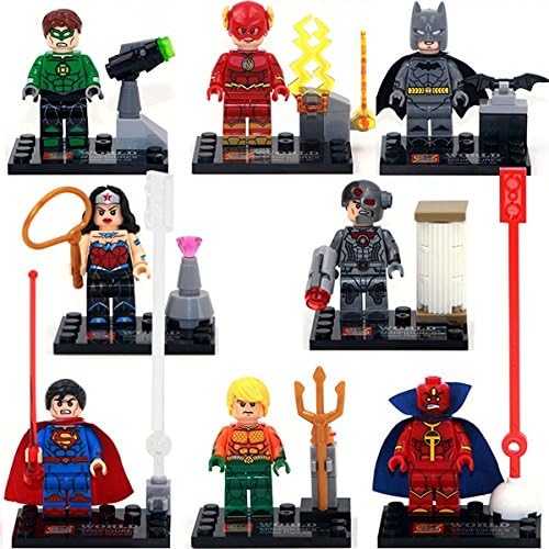 Senye Justice League Superheroes Blocks Toys Pack of 8
