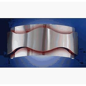 Eglo 88279A Freeride-1, Nickel,Chrome and Red, 1-Light Wall Ceiling Light Fixture by Eglo