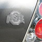Ohio State University Buckeyes NCAA College Chrome Plated Premium Metal Car Truck Motorcycle Emblem