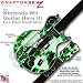 Radioactive Green Skin by WraptorSkinz TM fits Nintendo Wii Guitar Hero III (3) Les Paul Controller (GUITAR NOT INCLUDED)