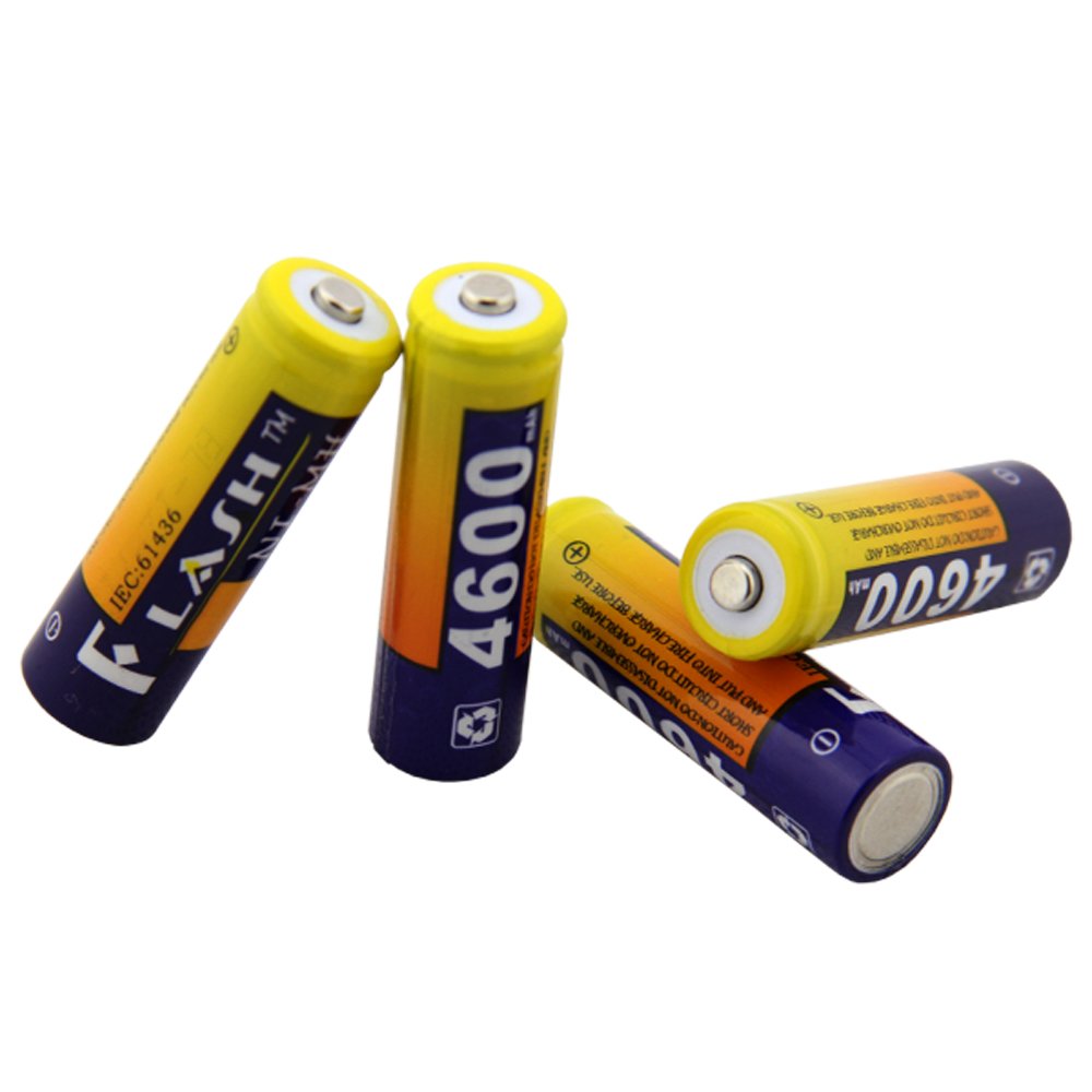 8 X AA High Capacity 4600mAH NiMH Rechargeable Battery NEW SEALED US