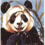 MCG Textiles 37629 Peeking Panda Latch Hook Rug Kit