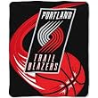 Portland Trail Blazers Royal Plusch Raschel 50x60 Throw Blanket - NBA Basketball