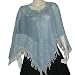 Wool Ponchos Dress in Jacquard Design 40 x 40 inches (pnch250)