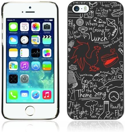 Designer Depo Hard Protection Case for Apple iPhone 5 5S / Cool Cock Retro pattern