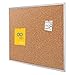 Quartet Cork Board, Bulletin Board, 4' x 3' Corkboard, Aluminum Frame (2304)
