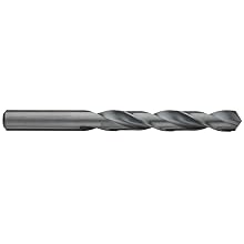 Precision Twist 2A High-Speed Steel Jobber Drill Bit, Uncoated (Bright) Finish, Round Shank, Spiral Flute, 118 Degree Point Angle