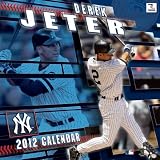 2012 NEW YORK YANKEES DEREK JETER 12X12 WALL CALENDAR