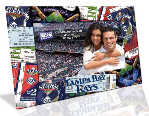 MLB Tampa Bay Rays 4 x 6-Inch Picture Frame