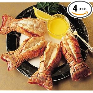 4 pcs. (6 oz) Prince Premium Lobster Tails by Entrees to Excellence