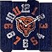 Imperial Officially Licensed NFL Merchandise: Vintage Square Clock, Chicago Bears