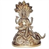 Vishnu Statue Hindu Religious Brass Figurines