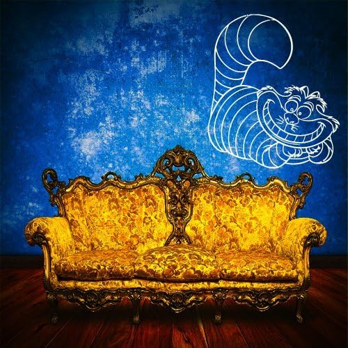 Wall Decal Vinyl Sticker Decor Art We're All Mad Here Poster Alice Cheshire Cat (Z1580)