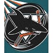 San Jose Sharks NHL Royal Plush Raschel Blanket (Plusch Series) (50"x60")