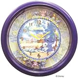 ディズニー Disney スティッチ トレインウォールクロック AA207918ST-1-BL 掛け時計の画像