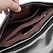 Jack&Chris® New Women Leather Envelop Clutch Shoulder Tote Bag Handbag Purse,WBGT035 (Black)