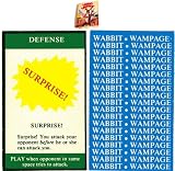 Defense Surprise Card for 1985 Wabbit Wampage Adventure Board Game