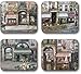 Jason The Village Square Placemats - Set of 4 (Large)