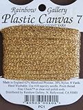 Rainbow Gallery Plastic Canvas 7 Metallic Needlepoint Yarn: Gold (8 Yards)