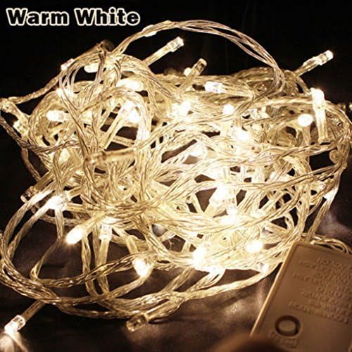 HaMi Fairy Lights for Christmas Tree with Transformer-180Ft 500Leds-Warm White