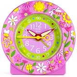 【 ベビーウォッチ / babywatch 】 ◆ ZIP アラームクロック / ピンクガーデン pink garden [正規輸入品］ ( 子供用 目覚し時計 置き時計 フランス 学習時計 Baby Watch Paris ）
