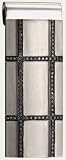 Dolan Bullock Ember Collection Stainless Steel and Black Diamond Money Clip
