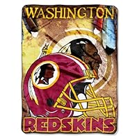 Washington Redskins 60x80 Royal Plush Raschel Throw Blanket - Aggression Style