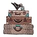 ID 8358 Stack of Suit Cases Patch Luggage Fashion Embroidered Iron On Applique