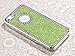 Pandamimi Deluxe Light Green Diamond Rhinestone Glitter Bling Chrome Hard Case Cover for Apple iPhone 5 5G + Screen Protector + Stylus
