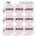 Addie - Name Planner Calendar Scrapbooking Crafting Stickers - Pink Speckles - 18 2
