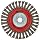 Norton Stringer Bead Knot Wire Brush, Carbon Bristles, 0.020" Wire Size, 5/8"-11 Arbor, 4" Diameter (Pack of 1)
