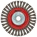 Norton Stringer Bead Knot Wire Brush, Carbon Bristles, 0.020" Wire Size, 5/8"-11 Arbor, 4" Diameter (Pack of 1)