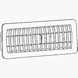 Imperial Mfg Group RG1459 Plastic Floor Register